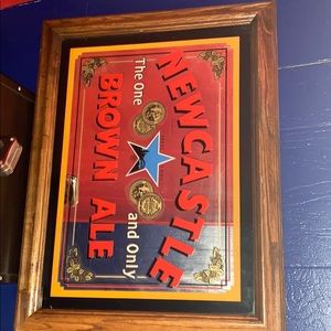 New Castle Brown Ale Bar Mirror